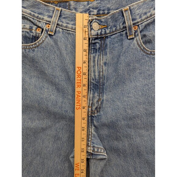 Vintage Levi's 550 Jeans Womens 10 Short Blue Relaxed Fit Tapered Leg Denim Y2K - Picture 6 of 15